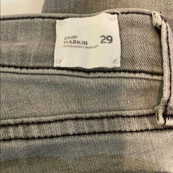 Hudson grey ankle skinny jeans size 29 mid-rise casual denim - Picture 6 of 6